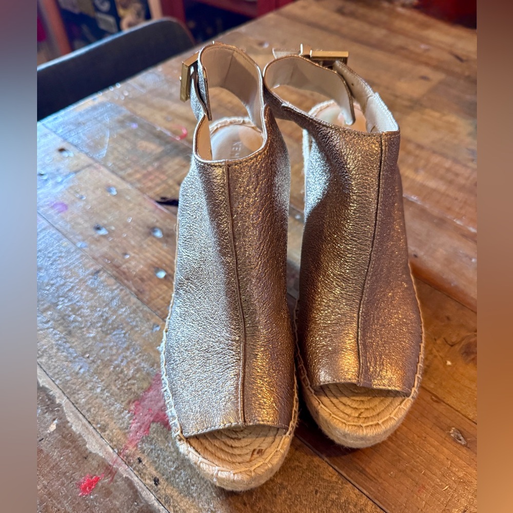 Kenneth Cole Slingback Espadrille Wedge Sandals